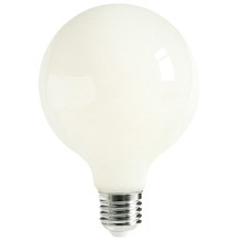 Burnham E27 Fancy Round 6W Frosted LED Filament Bulb