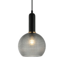 Pelota Glass & Iron Pendant Light