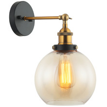 Pesini Glass & Iron Wall Sconce