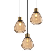 Tulip Iron 3 Light Pendant