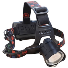Black 15W LED Head Torch Light