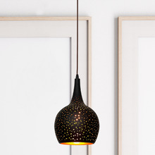 Delaware Teardrop Perforated Metal Pendant Light