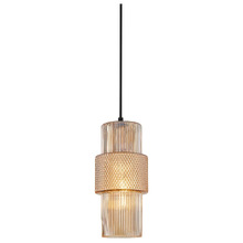 Elio Iron & Glass Pendant Light