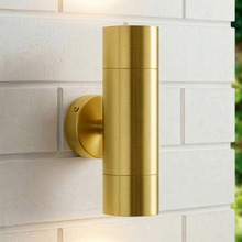 Lustro GU10 Brass Up/Down Exterior Wall Light