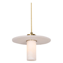 Lucero Alabaster & Iron Pendant Light