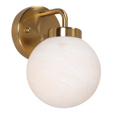 Soren Alabaster & Iron Wall Light