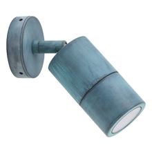 Xyler Brass Outdoor Wall Spotlight