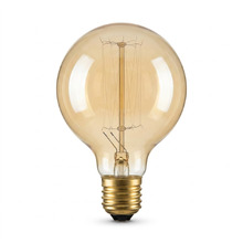 Ravello E27 Fancy Round 25w Carbon Filament Bulb