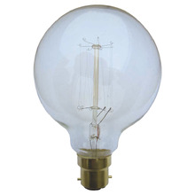 Ravello B22 Fancy Round 25w Carbon Filament Bulb