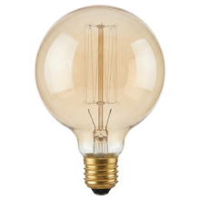 Ravello E27 Amber Fancy Round 25w Carbon Filament Bulb
