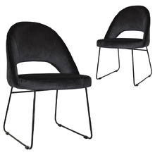 Luxor Upholstered Visitor Chairs (Set of 2)