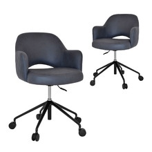 Lex Upholstered Office Chairs (Set of 2)