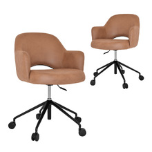 Lex Upholstered Office Chairs (Set of 2)