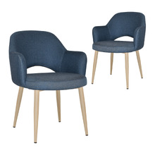 Lex Cotton-Blend Dining Chairs (Set of 2)