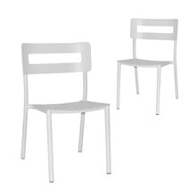 Byron Stackable Outdoor Dining Chairs (Set of 2)