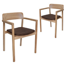 Trinity II Ash Wood Dining Chairs (Set of 2)