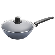 Diamond Lite 30cm Cast Aluminium Wok with Lid