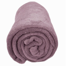 Microplush Throw Rug in Blush