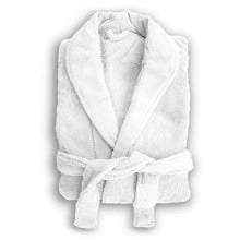 White Microplush Bath Robe