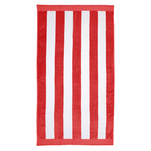 Poppy Classic Stripe Cotton Beach Towel