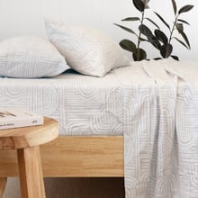 Bowie Cotton Flannelette Sheet Set
