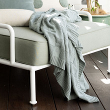 Solomon Knitted Cotton Throw