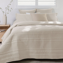 Pebble Flinders Embossed Coverlet Set