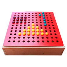 Q Toys Wooden Froebel Peg & Lacing Board