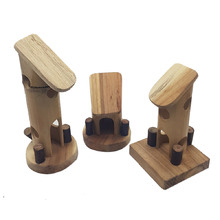 Q Toys 3 Piece Bamboo Fairy House Set