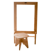 Q Toys Wooden Toddler Perspex Easel