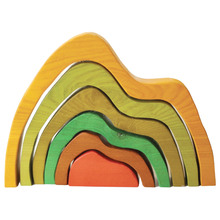 Q Toys 6 Piece Mountain Block Set