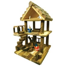 Q Toys Hand Made Cottage Dollhouse