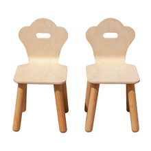 Q Toys Kids' Manor Rubberwood Chairs (Set of 2)