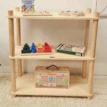 Q Toys Kids&rsquo; Montessori 3 Tier Shelf