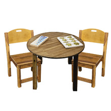 Medium Table and 2 Stacking Chairs