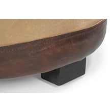 Tent 124 Leather Ottoman