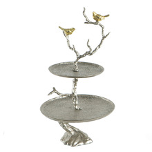 Epiphany 2 Tier Aluminium Cake Stand