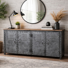 Orion 4 Door Iron Sideboard