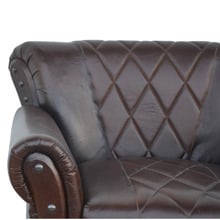 Studded Leather Arm Chair