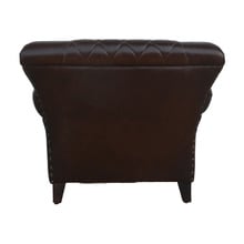 Studded Leather Arm Chair