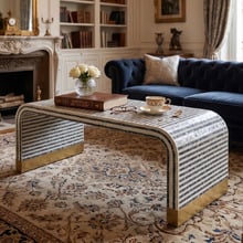 Cai Rectangular Mother of Pearl Coffee Table