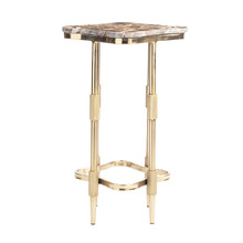 Thorne Iron & Indian Marble Side Table