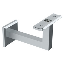 Square Commercial Curved Top Stair Rail Bracket