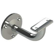 Extended Curved Top Exposed Stair Rail Bracket