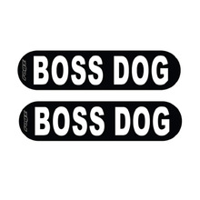 Boss Dog Pet Harness Badges (Set of 2)