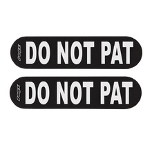 Do Not Pat Pet Harness Badges (Set of 2)