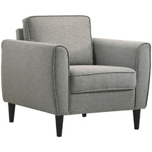 Axel Rounded Arm Upholstered Armchair