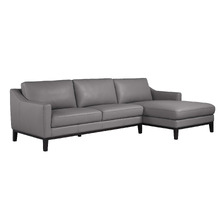 Irwin 3 Seater Leather Sofa with Right Chaise