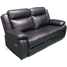 Godric 2 Seater Leather Electric Recliner Sofa