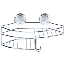 Kroma Stick N Lock Corner Shower Caddy